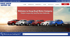 Desktop Screenshot of dougboydmotors.com